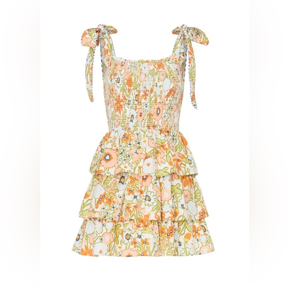 Cleobella Dresses & Skirts - CLEOBELLA Tamara Mini Dress in Retro Floral 100% organic cotton SIZE SMALL